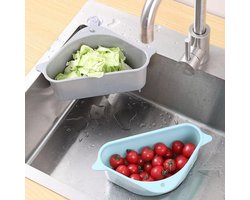 Badkamer Organizer- Multifunctionele Hoek Gootsteen Rek Plank - Gootsteen Kom Mand Spons Houder Keuken