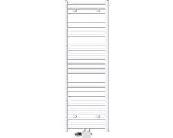 Badkamer radiator middenaansluiting 500x1500 mm wit recht met universele aansluitset LuxeBath