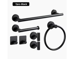 Badkamer Serie - Accessoires Set - RVS Materiaal - Wandmontage - Badkamer Set - Voor Thuisgebruik - Model A1