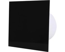 Badkamer ventilator met vochtsensor Ø100mm - Met Timer - Muurventilator - Badkamerventilator - CE ventilator - Zeer stil (26dB) - Kunststof front