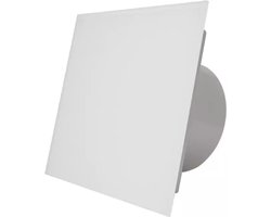 Badkamer ventilator Ø100mm - Muurventilator - Badkamerventilator - CE ventilator - Zeer stil (26dB) - Kunststof front