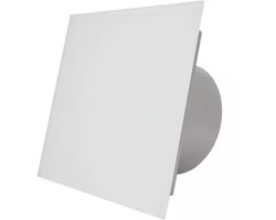 Badkamer ventilator Ø125mm - Muurventilator - Badkamerventilator - CE ventilator - Zeer stil (26dB) - Kunststof front