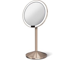 Badkameraccessoire Sensor Spiegel Ø12,7 cm Compact voor op reis - Simplehuman
