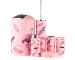 Badkameraccessoires Set - Modern Design - 6 Stuks - PP+ABS