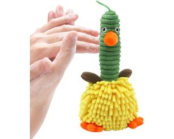 Badkamergouche Decoratieve Handdoeken - Schattig Eend Design Absorberende Handdoeken - voor Gasten Keuken Kaptafel Slaapkamer Fitnessstudio Hotel Spa Woonkamer Huis Gasten, Volwassenen Kinderen - geel en groen