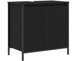 Badkamerkast | Badkamermeubel wastafelmeubel 60x34,5x60 cm zwart