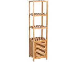 Badkamerkast - Bamboe - Badkamer Kast - Badkamer Kastje - Kasten - Kastje - Badkamerkastje - Badkamer Kastje - Kast - Badkamer - Badkamerkast - Badkamer Accessoires - Badkamermeubel - Badkamermeubels