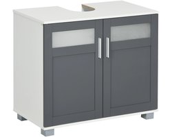 Badkamerkast - Dressoir - Badkamer Kast - Badkamer Kastje - Kasten - Kastje - Badkamerkastje - Badkamer Kastje - Kast - Badkamer - Wit - Badkamerkast - Badkamer Accessoires - Badkamermeubel - Badkamermeubels