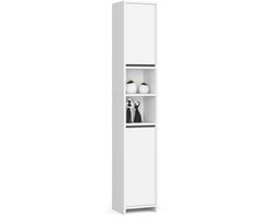 Badkamerkast UNI mit 2 Deuren / AKORD Furniture Factory / Wit / 32x180x28 cm