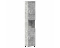 Badkamerkastenset | Opbergkast TULUM Beton Grijs 37 x 31,5 x 203 cm