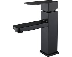 Badkamerkraan | Wastafelkraan | Keukenkraan | Industrieel Zwart | Universeel | Warm en Koud