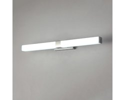 Badkamerlamp boven spiegel - Wandverlichting kaptafel - Spiegel verlichten - Roestvrij staal - 40 cm - Zilver