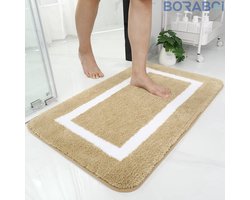 Badkamermat - Hoogpolig - Microvezel - Rood