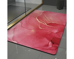 Badkamermat van diatomeeënaarde – een superabsorberende, antislipmat die snel droogt, een zacht oppervlak heeft en antibacterieel en geurwerend is. Geschikt voor badkamers, doucheruimtes, keukens en gangen, Stijl 11,45*70cm