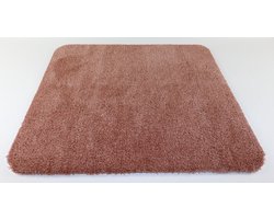 Badkamermat - WC mat Soft zalm oud roze 60x60 antislip