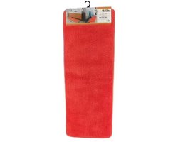 Badkamermat XL -120x45cm- Microvezel – Voorzien van anti-slip- Oranje