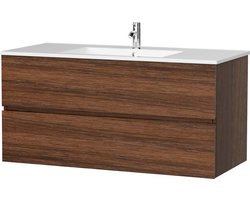Badkamermeubel met wastafel - 100 CM - Donker Eiken - Badmeubelset - Wastafelmeubel - Vestland