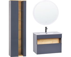 Badkamermeubelset FIGUERES Grijs