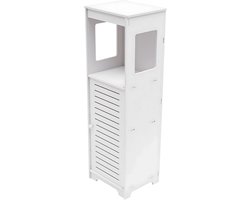 Badkameropbergkast Nevo - Opbergkast - Badkamermeubel - 4-Laags - 90cm