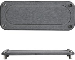 Badkamerplankje Design - Sink Organizer - Grijs - 28 x 11 cm - Home Sink Organizer - Gootsteen Organizer - Snel Drogend Badkamerplankje - Organizer voor in de badkamer