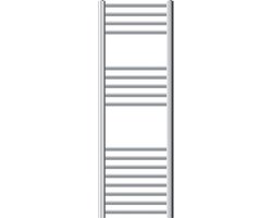 Badkamerradiator Sahara 400x1200 mm chroom recht met zijaansluiting LuxeBath