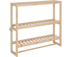 Badkamerrek - 54 x 60 x 15 cm - bamboe