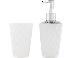 Badkamerset (2) Ø 8*11 cm / Ø 8*18 cm