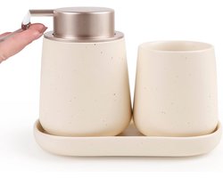 Badkamerset met 3-delige accessoires voor een georganiseerde badkamer