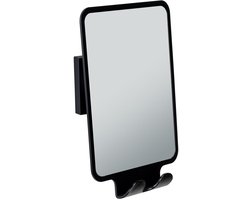 Badkamerspiegel cosmetisch met anti-stoom coating QUADRO, montage zonder boren.