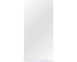 Badkamerspiegel Differnz Tight 80x40 cm met Planchet Wit
