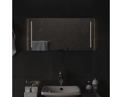 Badkamerspiegel LED - Verlichte Spiegel - Badkamer Decoratie - IP65 Waterdicht - 40x80 cm - Transparant