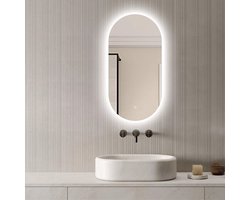 Badkamerspiegel met Led Fiona - 40x80 cm