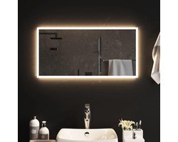 Badkamerspiegel met LED Verlichting 40x80 cm