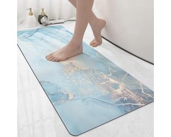 Badkamertapijt, antislip, wasbaar, zacht, wollig, badtapijt, shaggy hoogpolig microvezel, badmat - 60 x 120 cm, donkergrijs