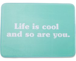 Badkleedje Absorberend Antislip 1,5 cm Zacht Schuim 50 x 70 cm - Wasbaar op 30 °C voor Badkamer Slaapkamer en Kinderkamer