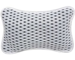 Badkussen 26 x 17 x 7 cm met zuignappen - nekkussen voor in bad - badkussen - bad kussen - relax - ontspanning