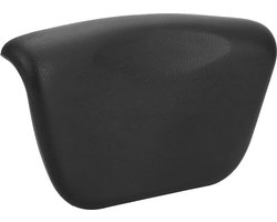 Badkussen De Luxe | Anti slip zuignappen | Orthopedisch Hoofd Steun voor In Bad en Jacuzzi |Nekkussen voor in bad | Luxe bad kussen | Hoofdkussen voor in bad | Spa kussen ||Kado tip| Badkussen zwart