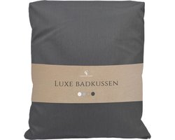 Badkussen – Luxe badkussens voor in bad – Dik en comfortabel Spa Kussen voor Hoofd, Hek en Rug – Hoofdsteun bad voor een spa ervaring thuis – Wasbare snel drogende Nekkussen Bad – Donkergrijs