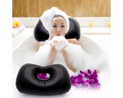 Badkussen, ontspanningsaccessoire voor badkuipen, perfecte badaccessoires voor hoofd, rug en nek, antislip badkussen, geweldig cadeau-idee