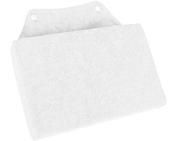 Badkussen Sweet Dreams wit 25 x 16 cm