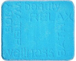 Badmat 40x50cm - Blauw - Polyester