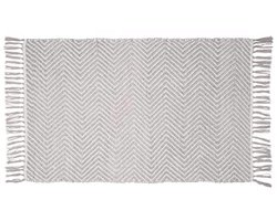 Badmat 50 x 80 cm in trendy etnostijl van gerecycled materiaal - Slipvaste, wasbare badmat