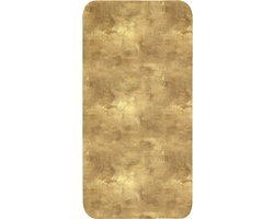 Badmat 60x120 cm - Antislip - Industrieel - Textuur - Goud - Badmatten voor badkamer - Badkamermat - Douchemat - Badkamer mat