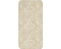 Badmat 60x120 cm - Antislip - Lichtbeige - Marmer - Diffusie adering - Badmatten voor badkamer - Badkamermat - Douchemat - Badkamer mat