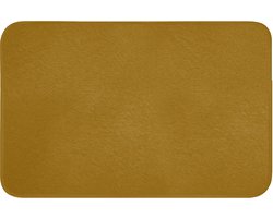 Badmat 60x40 cm - Antislip - Goud - Luxe - Interieur - Badmatten voor badkamer - Badkamermat - Douchemat - Badkamer mat