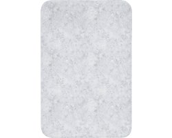 Badmat 60x90 cm - Antislip - Grijs - Terrazzo-effect - Beton - Badmatten voor badkamer - Badkamermat - Douchemat - Badkamer mat