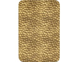 Badmat 60x90 cm - Antislip - Metaal - Dynamisch - Goud - Badmatten voor badkamer - Badkamermat - Douchemat - Badkamer mat
