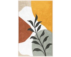 Badmat 80x120 - Zachte wc mat - Toiletmat - Bladeren