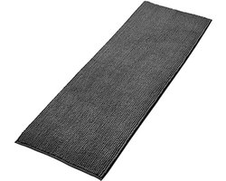 Badmat Anti-Slip av soft Chenille - Super absorberend en machinewasbaar - Te combineren als badmat set - Voor de badkamer, douche, bad of als WC mat - 50x150 cm