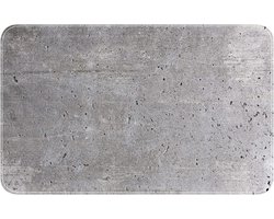 Badmat antislip grijs met zuignappen ( beton look) bad mat anti slip